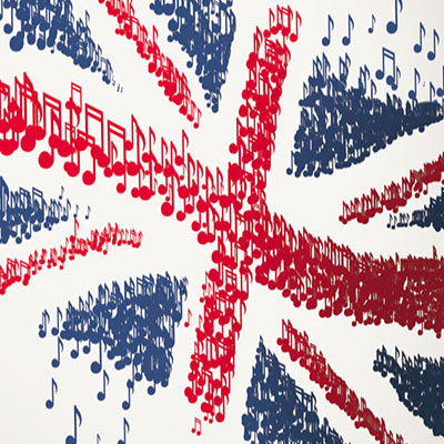 music in the united kingdom - UK flag